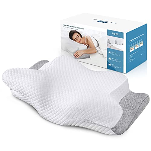 Adjustable Memory Foam Pillow for Pain Relief and Better Sleep