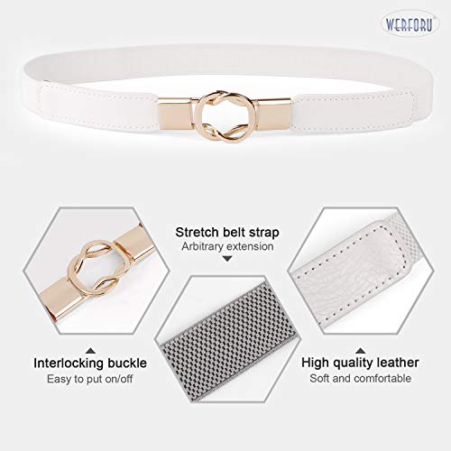 Skinny Retro Stretch Belts for Women