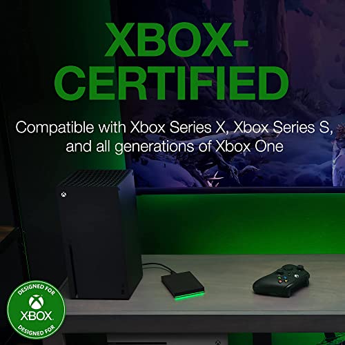 Seagate Game Drive for Xbox 2TB External Hard Drive Portable HDD