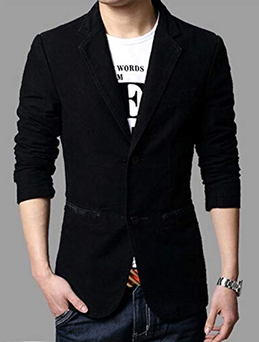 Slim Fit Cotton Blazer for Men