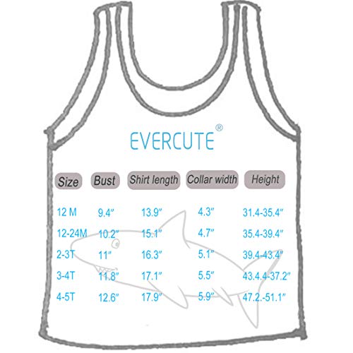 Evercute Baby Toddler Boys Tank Tops 4 Pack