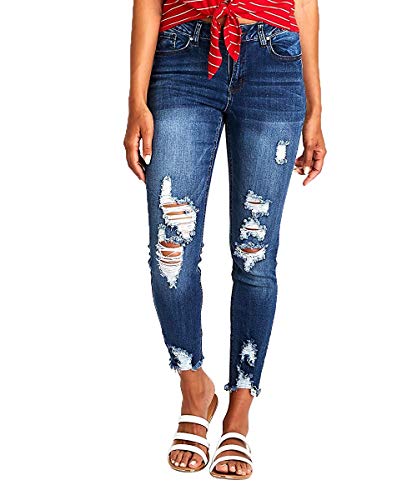 Resfeber Women's Ripped Boyfriend Jeans