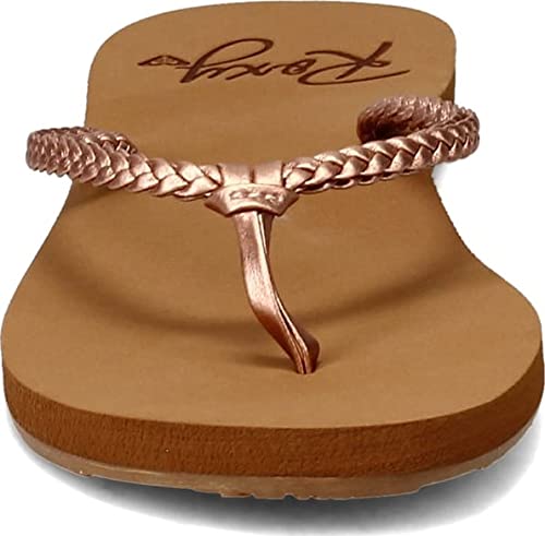 Rose Gold Flip Flops