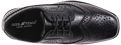 Deer Stags Boy's ACE-K, Black, Size 7 Big Kid