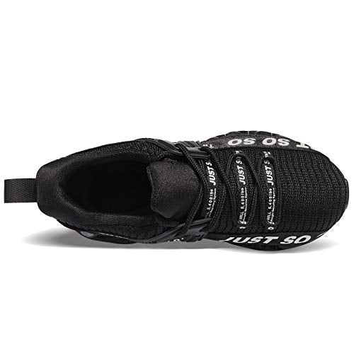 UMYOGO Kids Tennis Shoes, Black