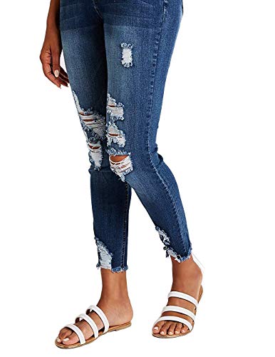 Resfeber Women's Ripped Boyfriend Jeans