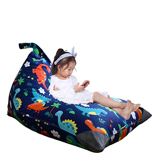 Jorbest Dinosaur Bean Bag Chair Cover for Stuffed Animal Storage