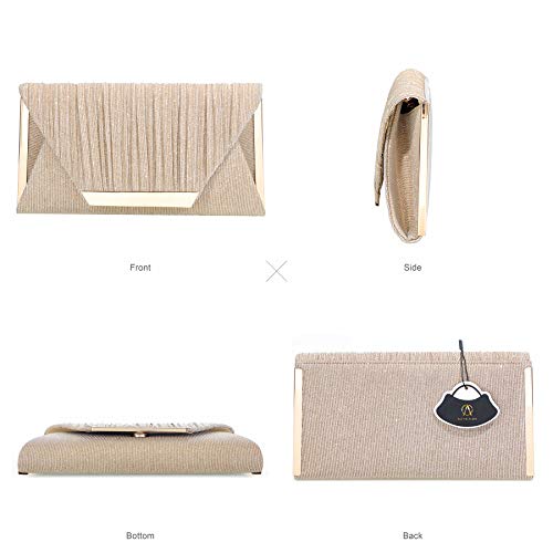 Glitter Envelope Clutch Purse