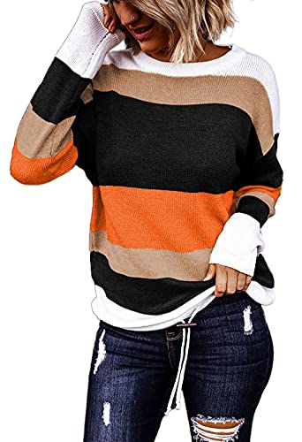 Striped Color Block Sweater