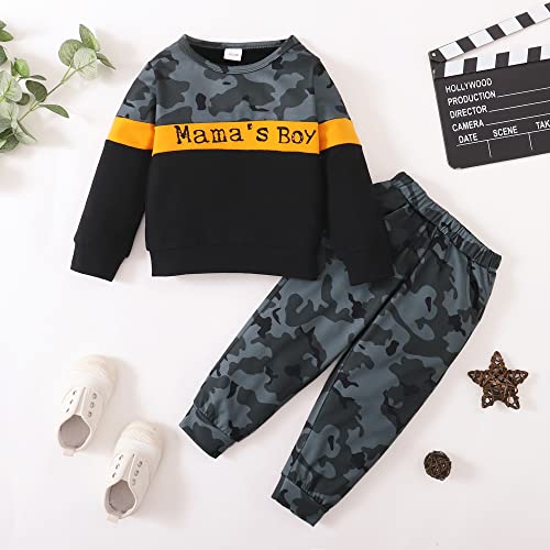 Toddler Boy Camo Outfit Set