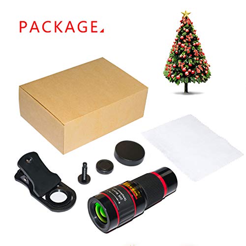20X Zoom Telephoto Cell Phone Camera Lens for iPhone, Samsung and Android