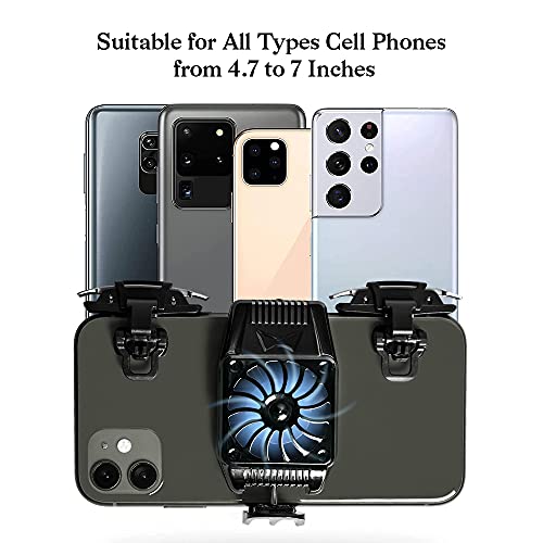 Cell Phone Cooler 10 in 1 Mobile Gaming Cooling Fan Kits