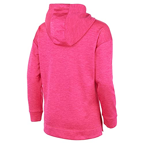adidas Girls' Real Magenta Mélange Hoodie