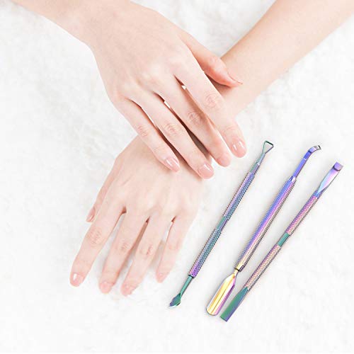 opove CP-3 Cuticle Scraper Set - Rainbow Color