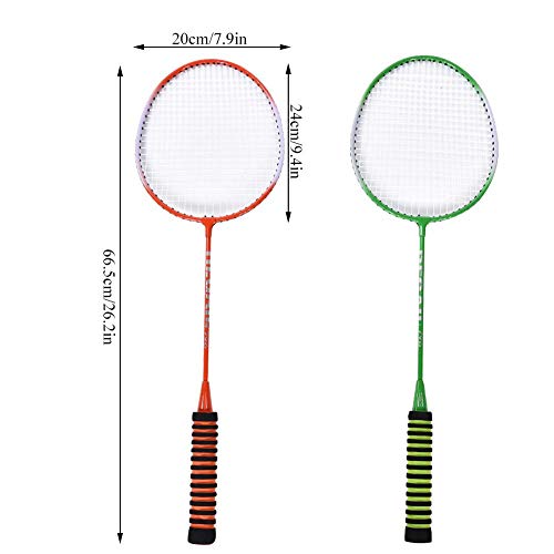 VGEBY Badminton Racket Set with Bag