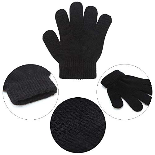 Cooraby Kids Warm Magic Gloves, 12 Pairs