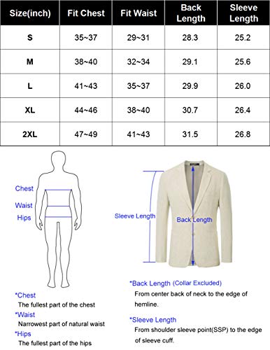 Casual Linen Sport Coat for Men