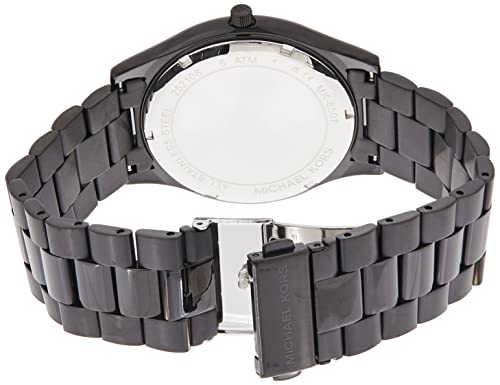 Michael Kors Men's Slim Runway Black Watch