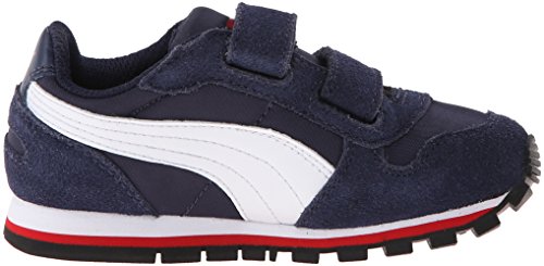 PUMA ST Runner NL V Sneaker, Peacoat/White/High Risk Red