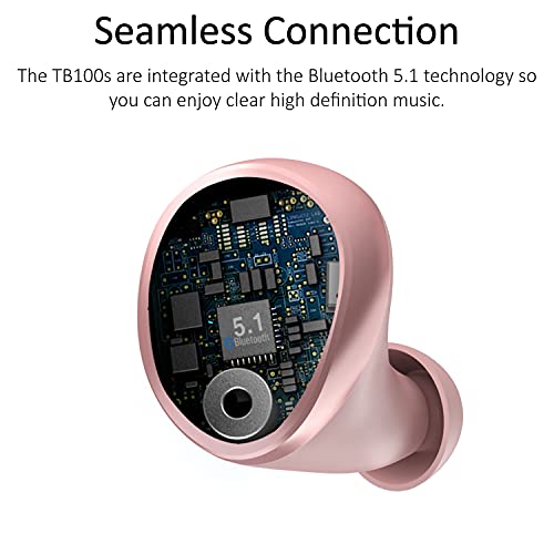 iLuv TB100 True Wireless Earbuds with MEMS Microphone and IPX6 Waterproof