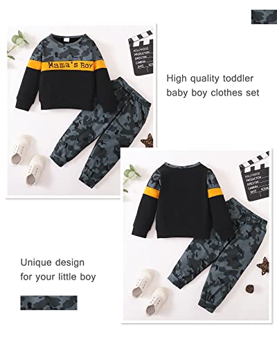 Toddler Boy Camo Outfit Set