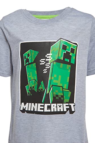 Minecraft Boys' Creepers T-Shirt, Tank Top, and Short Set