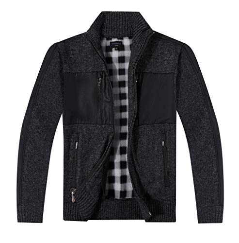 Gioberti Kids' Patch Design Cardigan Sweater, Melange Charcoal