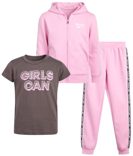 Reebok Girls' 3 Piece Jogger Set