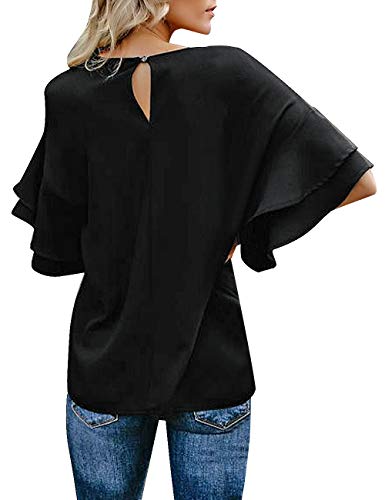 Tiered Bell Sleeve Loose Top