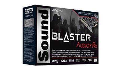 Creative Sound Blaster Audigy PCIe RX 7.1 Sound Card with High Performance Headphone Amp