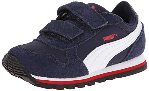 PUMA ST Runner NL V Sneaker, Peacoat/White/High Risk Red