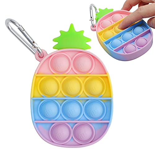 JOYWOW Mini Pop Key Chain Fidget Toy for Stress Relief in Kids and Adults
