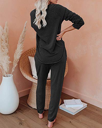 Eurivicy Women's Good Vibes 2 Piece Sweatsuit Set