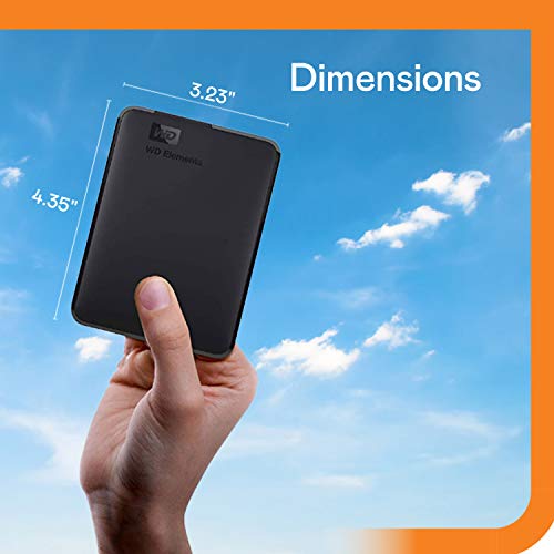 WD 2TB Elements Portable External Hard Drive HDD