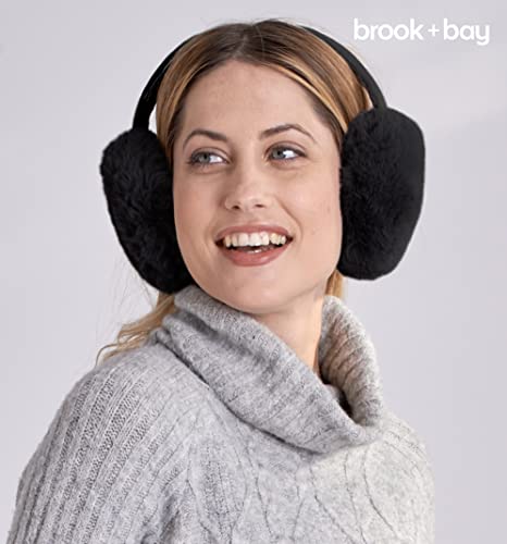 Cable Knit Furry Fleece Ear Covers for Women (Assorted Colors)