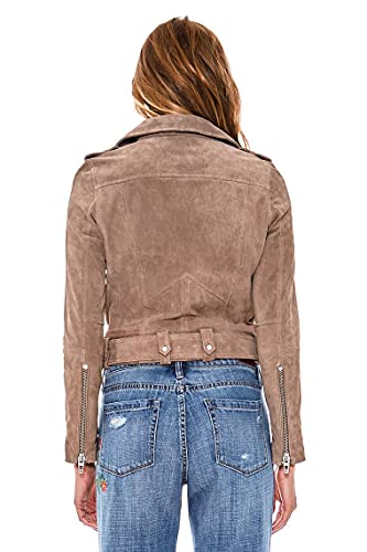 [BLANKNYC] Suede Moto Jacket.