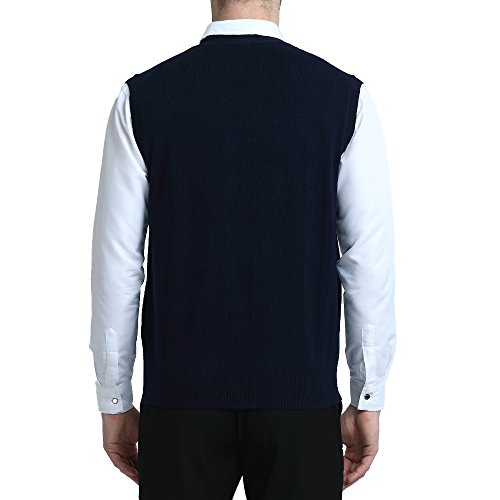 Men's Cashmere Blend Vest Cardigan