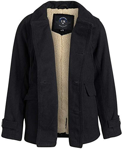 Urban Republic Boys' Faux-Fur Lined Peacoat