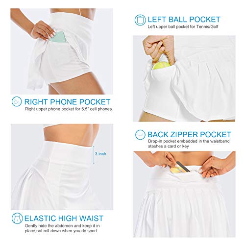 Pleated Tennis Skirt with Pockets