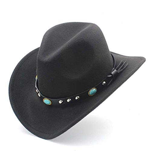 Roll Up Brim Cowgirl Hat