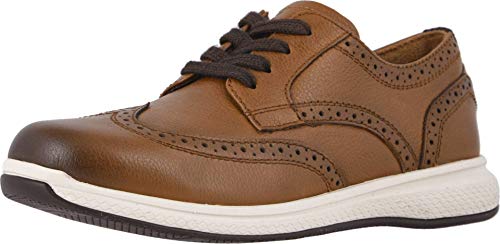 Florsheim Boy's Great Lakes Wing Tip Ox Jr., Size 6 Big Kid