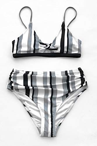 CUPSHE Stripe Bikini