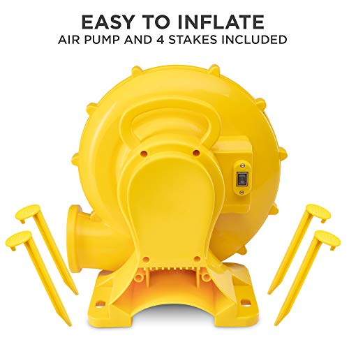 Deluxe Inflatable Water Slide Park: Outdoor Fun with Climbing Wall, Slide, Bouncer & Splash Pool