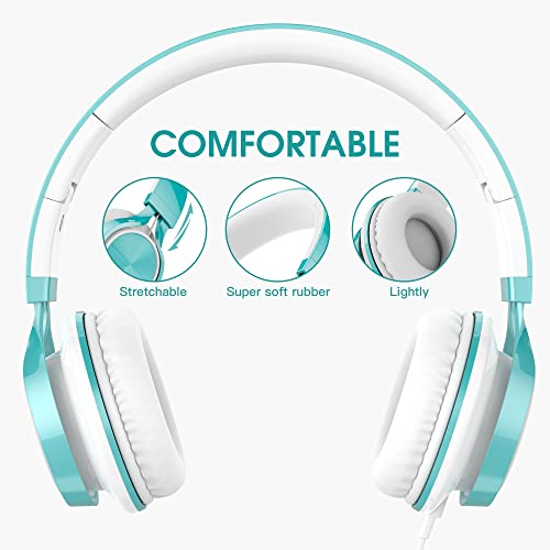 Lightweight AILIHEN C8 Headphones with Microphone and Volume Control