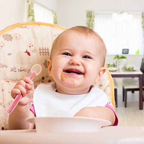 Soft Silicone Baby Spoons 5-Pack