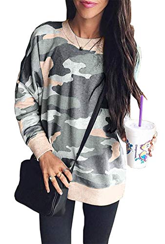 Camo Leopard Print Sweatshirt