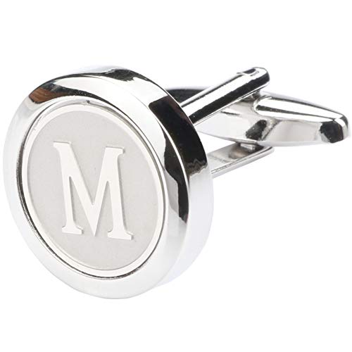 Stainless Steel Initial Cufflinks