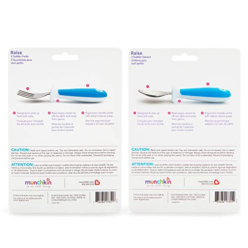Munchkin 6 Count Raise Toddler Forks and Spoons