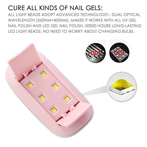 Makartt 6W UV LED Nail Lamp C-01
