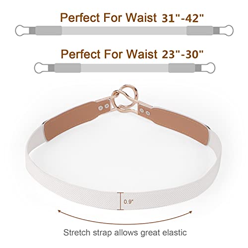 Skinny Retro Stretch Belts for Women
